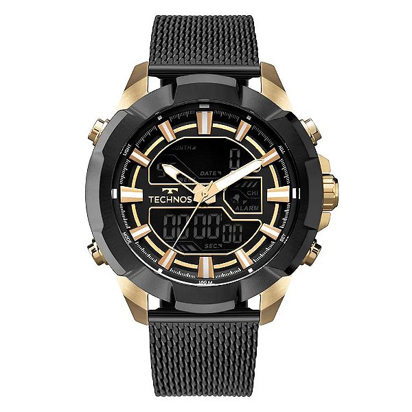 Relógio Technos Masculino Digitech Bicolor AD1390AA/1P