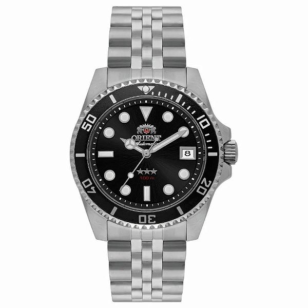 Relógio Orient 3 Stars Submariner Automatic 39mm YN6SS023 P1SX Preto