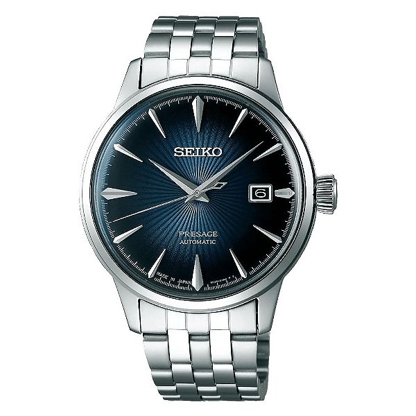 Relógio Seiko Presage Automático SRPB41J1 Azul Cocktail Time