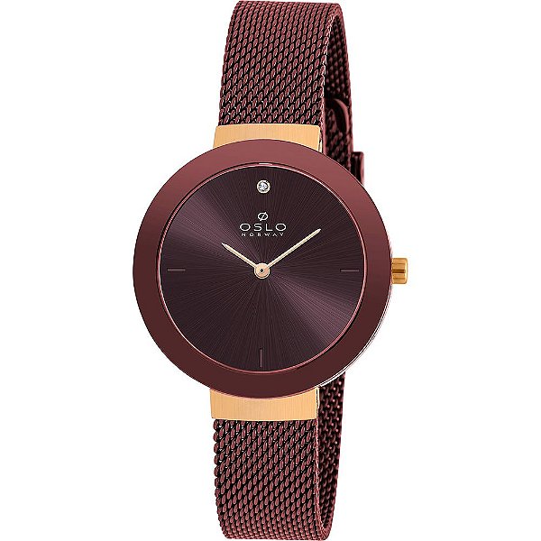 Relógio Oslo Feminino Pulseira Mesh OFTSSS9T0080 N1NX