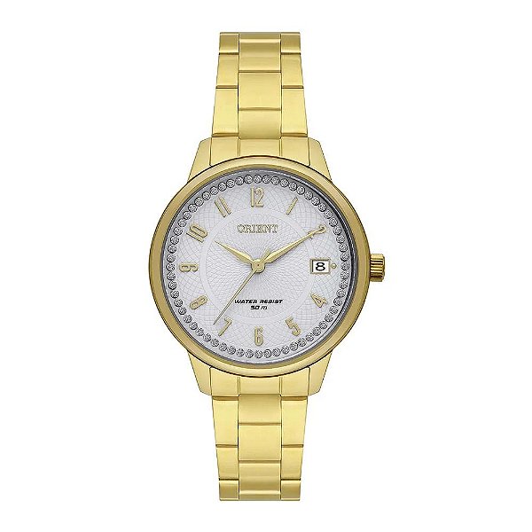 Relógio de Pulso Feminino Orient Quartz Dourado FGSS1251 S2KX