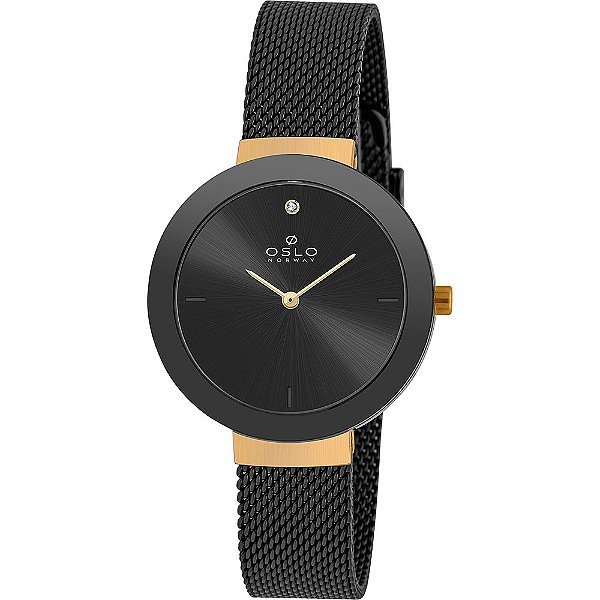 Relógio Oslo Feminino Slim Misto Vidro Safira OFTSSS9T0082 P1PX