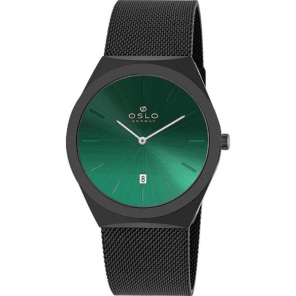 Relógio Oslo Design Escandinavo Minimalista Safira OMPSSS9U0010 E1PX