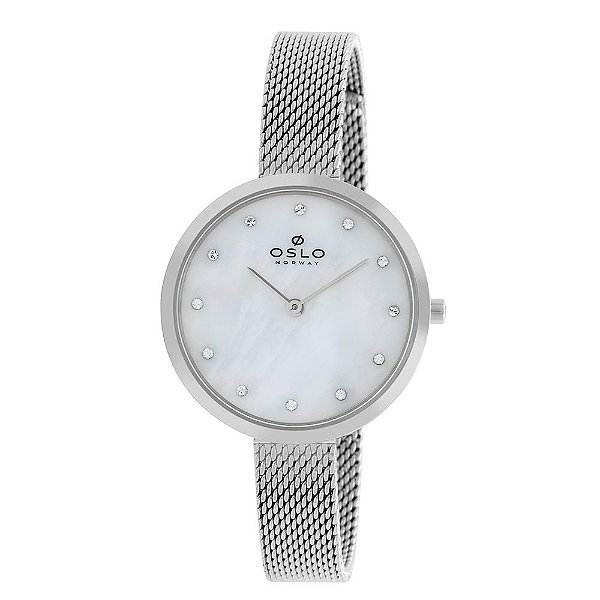Relógio de Pulso Oslo Feminino Prata OFBSSS9T0002 B1SX