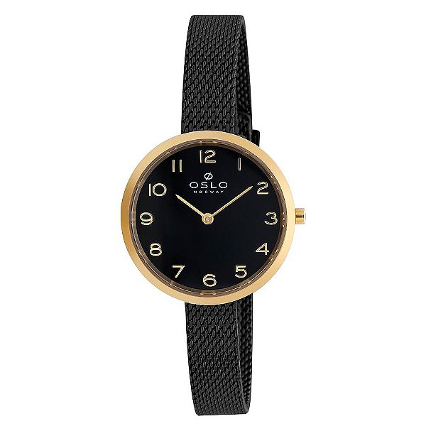 Relógio de Pulso Oslo Feminino Preto OFTSSS9T0017 P2PX