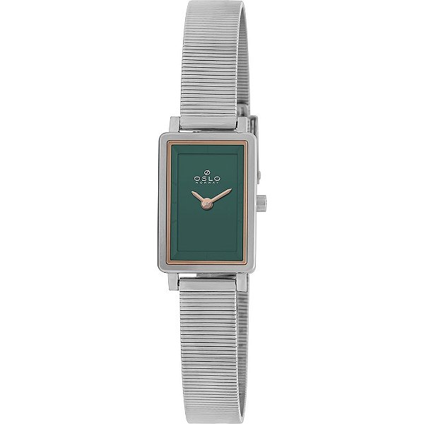 Relógio de Pulso Oslo Feminino Prata OLBSSSVX0001 E1SX