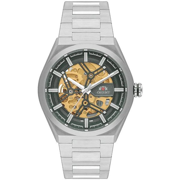 Relógio Masculino Orient Automático Skeleton NH7SS005 E1SX
