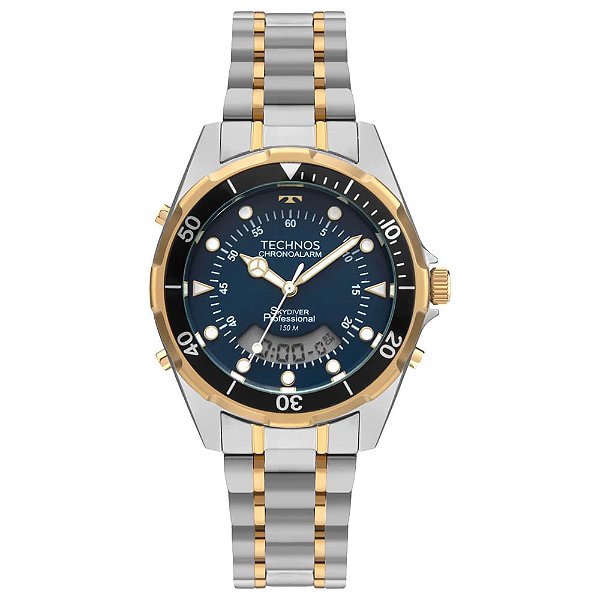 Relógio Technos Masculino Skydiver Bicolor - WT2060AF/1A