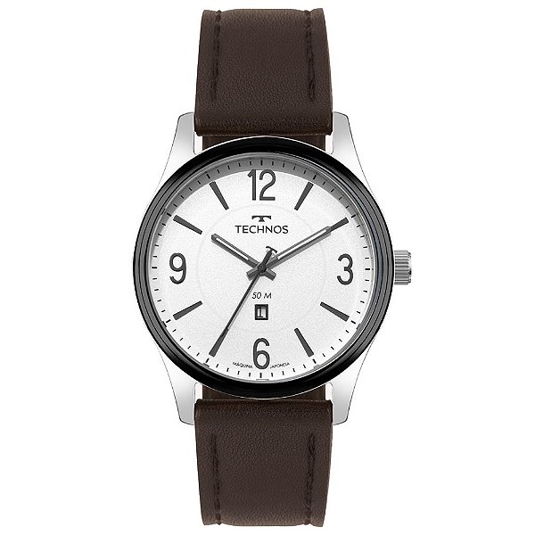 Relógio De Pulso Technos Classic Analógico Calendário 2115TZY