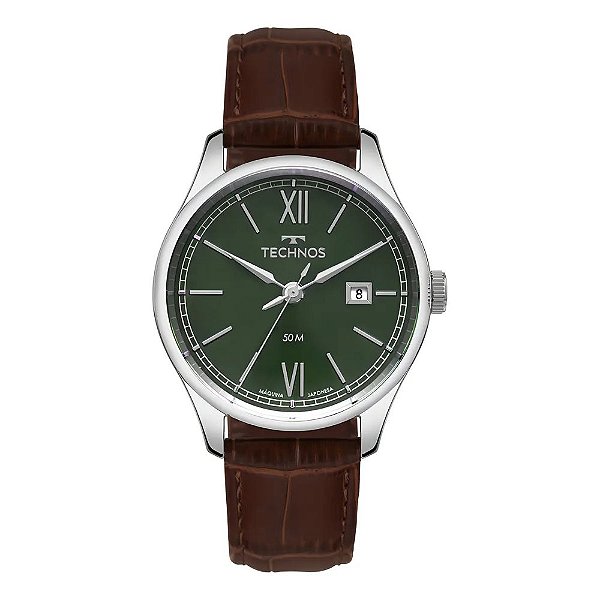 Relógio Technos Masculino Executive Prata 2115TZK/0V