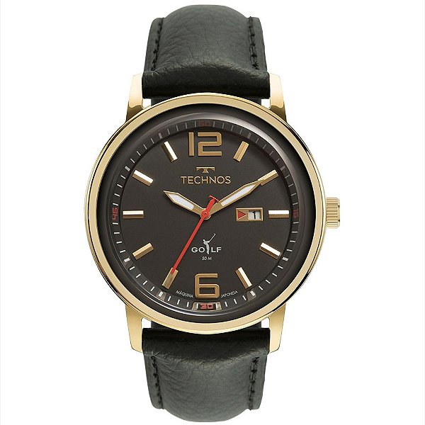 Relógio Technos Masculino Golf Dourado 2115MXY/1P