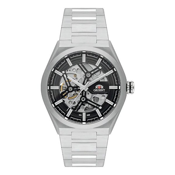 Relógio Masculino Orient Automático Skeleton NH7SS004 G1SX