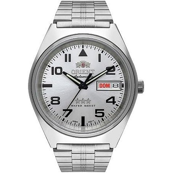 Relógio Orient 3 Estrelas Automático 469SS083NH S2SX