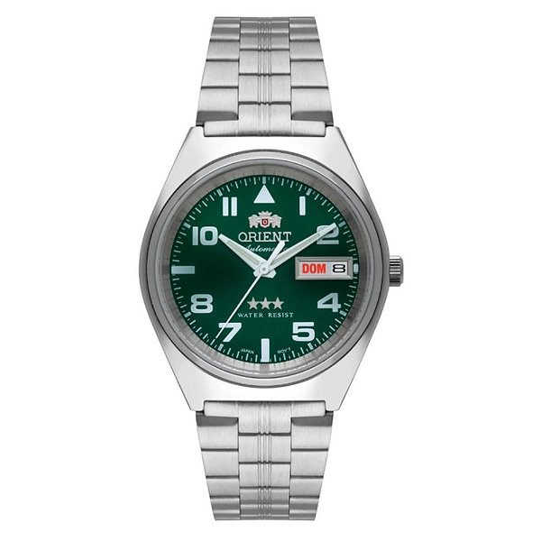 Relógio Masculino Orient Automático 3 Estrelas Aço Inox 469SS083NH-E2SX