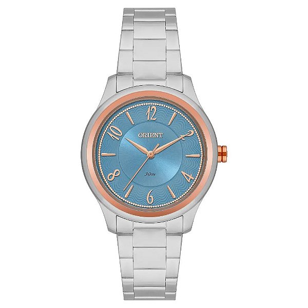 Relógio Feminino Orient Quartz Mostrador Azul FTSS0142 D2SX