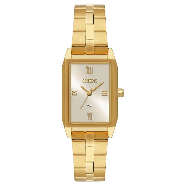 Relógio Feminino Orient Mini Dourado Pequeno LGSS0074 C3KX