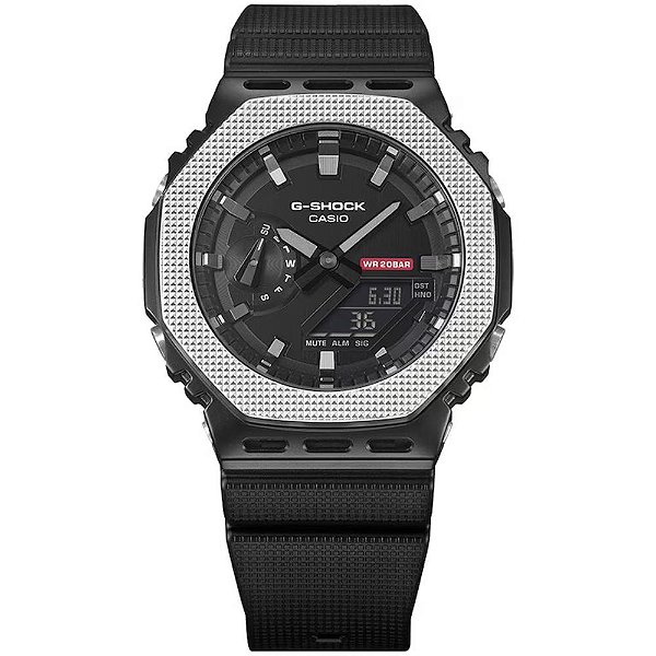 Relógio Masculino G-Shock Metal Covered GM-2100BM-1ADR