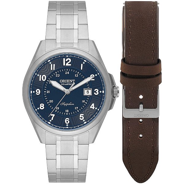 Relógio Masculino Orient Solartech Elite Land MBSS1534 D2SX