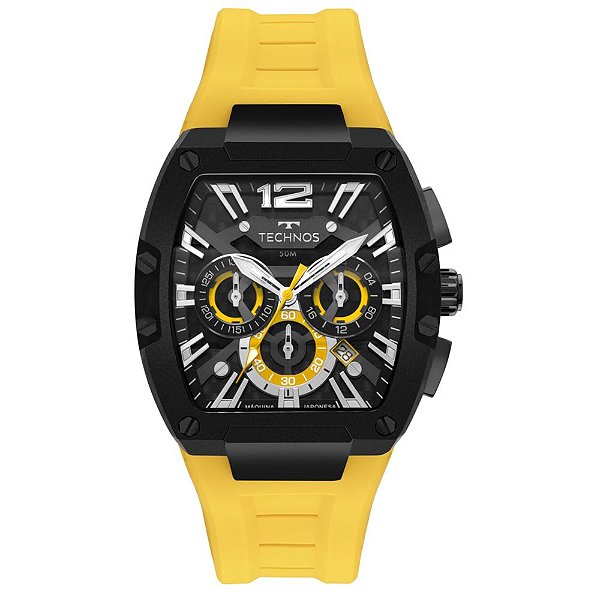 Relógio Masculino Technos TS Carbon Cronógrafo  JS25BDZ/2P