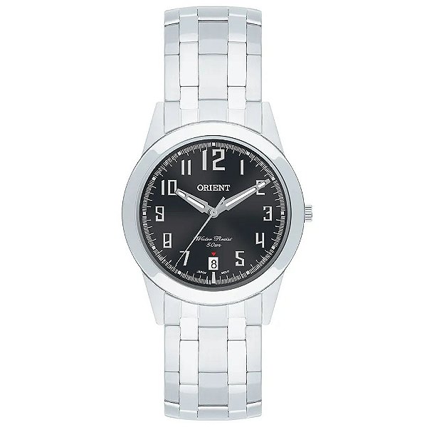 Relógio Masculino Orient Eternal Quartz Prata MBSS1132A P2SX