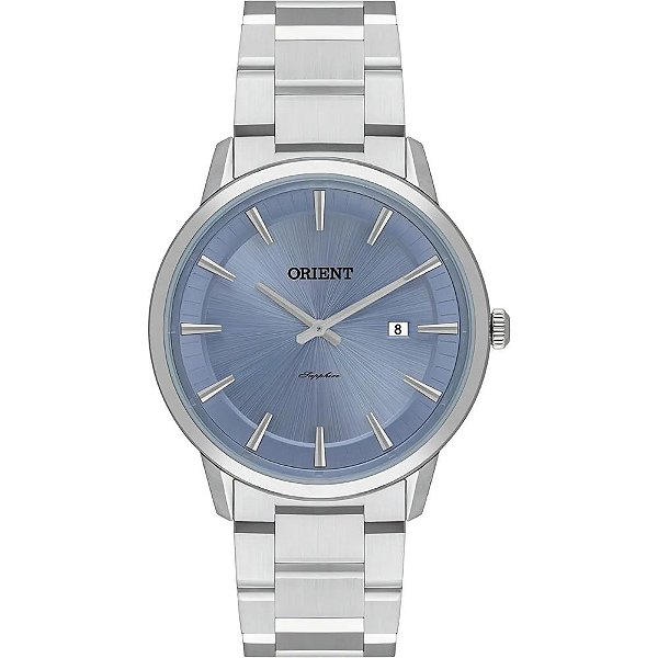 Relógio de Pulso Orient Masculino Prateado MBSS1468 A1SX