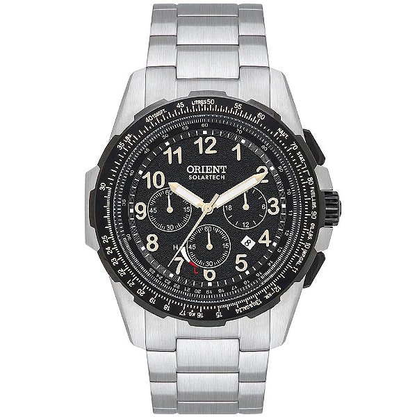 Relógio Orient Masculino Solartech Elite Air MBSSC289 P2SX