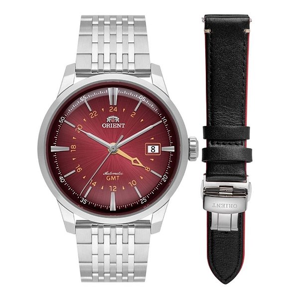 Relógio Masculino Orient Special Calibers GMT Automático NH3SS019 W1SX