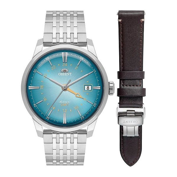 Relógio Masculino Orient Special Calibers GMT Automático  NH3SS019 E1SX
