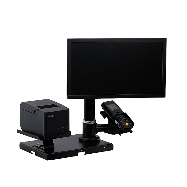 Suporte para Monitor, Máquina de Cartão e Impressora Com Regulagem