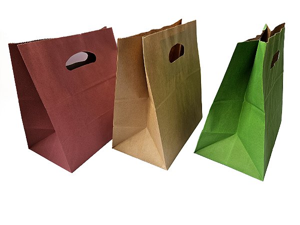 Sacola Kraft para Delivery G-26 (24x14,5x26) – Super Resistente e Sustentável!