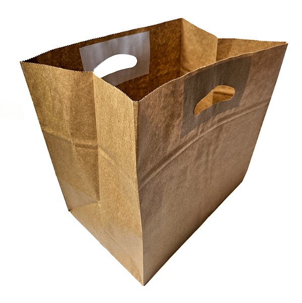 Sacola Kraft para Delivery GG-30 (30x20x30) – Super Resistente e Sustentável!