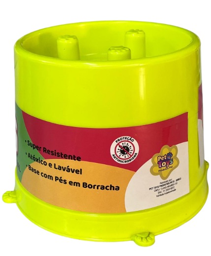 Comedouro Funcional Lento Alto - Verde Lima