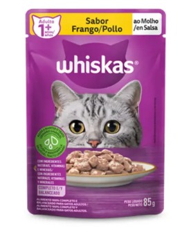 Sachê Whiskas Frango Gatos - 85g