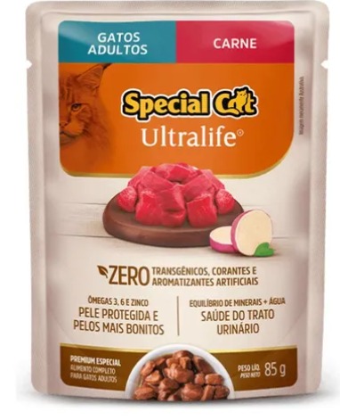 Sachê Special Cat Carne Gatos - 85g