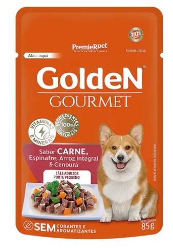Sachê Golden Carne Cães - 85g