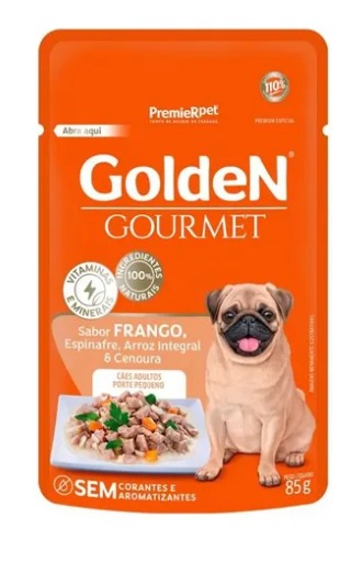 Sachê Golden Frango Cães Adultos Porte Pequeno - 85g