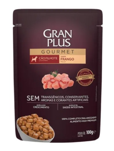 Sachê GranPlus Frango Cães Filhotes - 100g