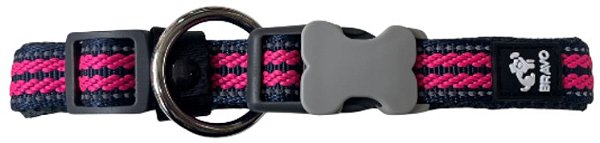 Coleira Bravo (41-46 cm) - Rosa