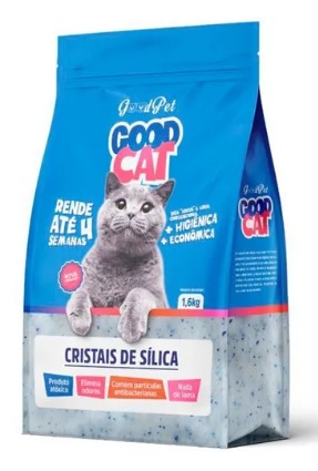 Areia Cristais de Sílica - Good Cat 1,6kg
