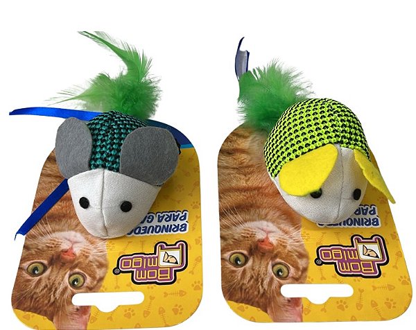 Pelúcia Ratinho com Pena