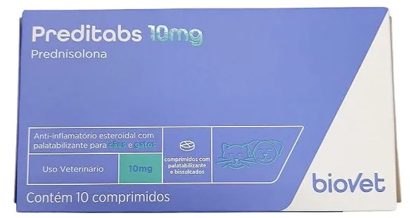 Predtabs 10mg (Prednisolona - 10 comprimidos) - Biovet