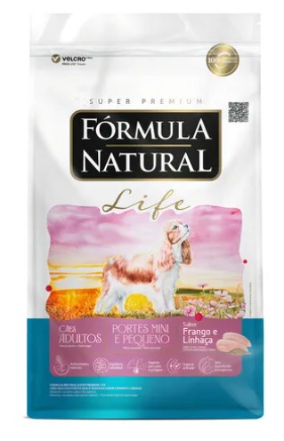 Ração Fórmula Natural Life Cães Adultos Porte Mini e Pequeno Frango - 15Kg