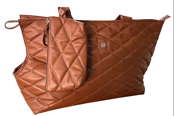 Bolsa de Transporte Couro Marrom
