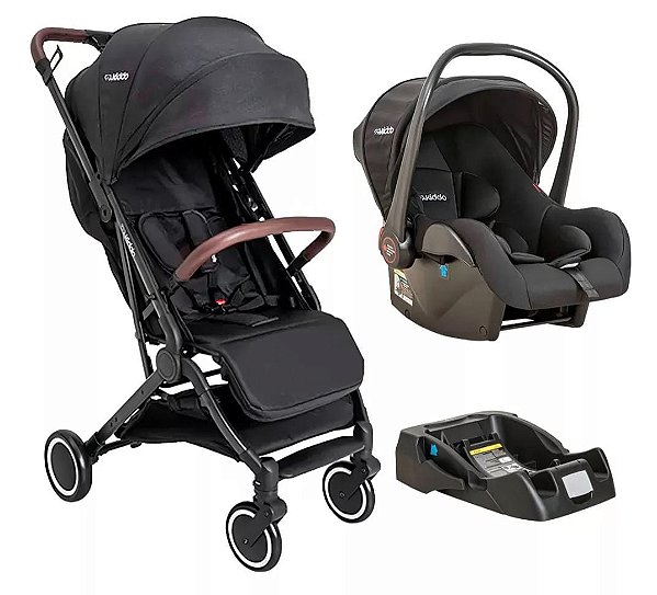 CARRINHO SPRINT II + BEBÊ CONFORTO + BASE - KIDDO