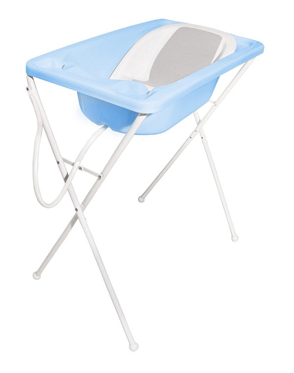 BANHEIRA ACQUA TRIO - AZUL PASTEL - GALZERANO