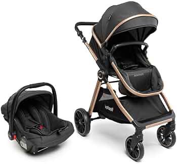 CARRINHO TS ROMANZO PRETO BRONZE - INFANTI