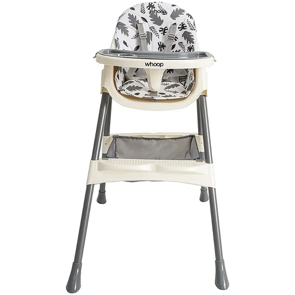 CADEIRA PAPINHA FOLHAS CINZA WHOOP - KIDDO