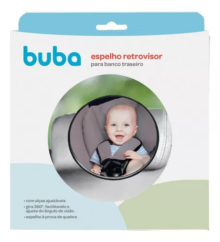 ESPELHO RETROVISOR PARA BANCO TRASEIRO - BUBA