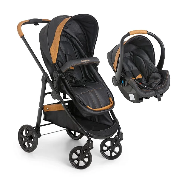 CARRINHO EXTREME CARAMELO + BEBÊ CONFORTO COCOON - GALZERANO
