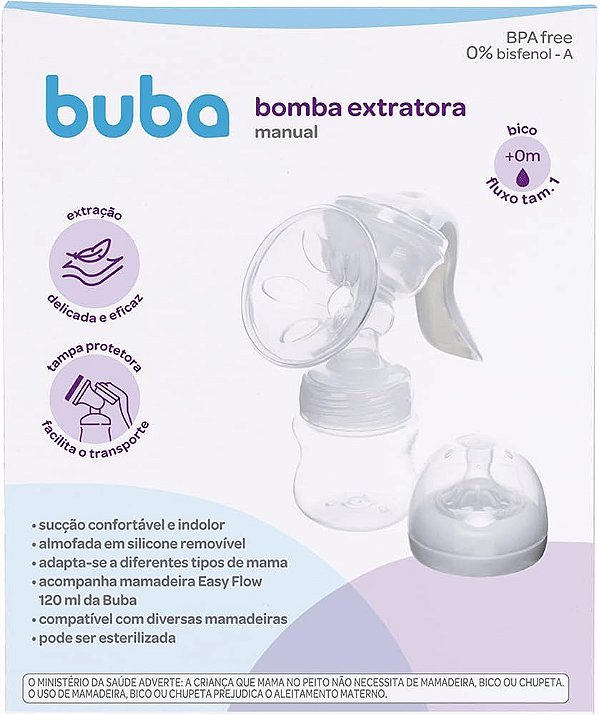 BOMBA EXTRATORA DE LEITE - BUBA